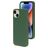 Mobiparts iPhone 14 Silicone Coque arrière - Forest Green