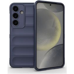 Mobigear Bumpy Coque Samsung Galaxy S25 Coque arrière en TPU Souple - Dark Blue