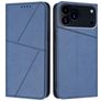 Mobigear Frosted Flip Housse iPhone 17 Pro Max Etui Porte-Monnaie - Bleu