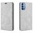 Mobigear Retro Slim Housse OPPO Reno 4 Etui Porte-Monnaie - Gris