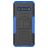 Mobigear Tire Coque LG V60 ThinQ Coque arrière Rigide Anti-Chocs avec Support Amovible - Noir / Bleu