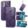 Mobigear Butterfly Motorola Moto G52 Étui Portefeuille - Violet