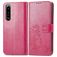Mobigear clover Sony Xperia 5 IV Étui Portefeuille - Magenta