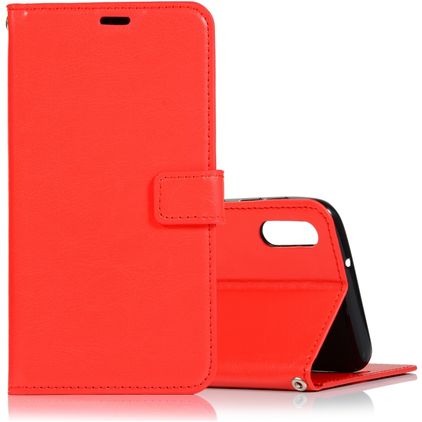 Mobigear Wallet Housse Samsung Galaxy A10 Etui Porte-Monnaie - Rouge