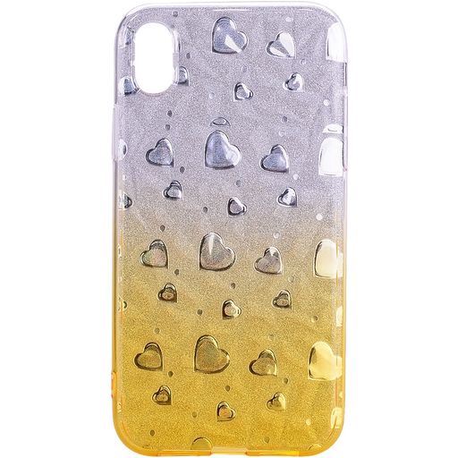 Mobigear Design Coque iPhone XS Coque arrière en TPU Souple - Hearts