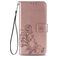 Mobigear Clover Samsung Galaxy A21s Étui Portefeuille - Rose doré