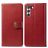 Mobigear Snap Button Housse Samsung Galaxy S21 FE Etui Porte-Monnaie - Rouge