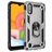 Mobigear Armor Ring Coque Samsung Galaxy A01 Coque arrière Rigide Anti-Chocs avec Anneau-Support - Argent