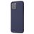 Mobigear Rubber Touch Coque iPhone 12 Mini Coque arrière en Silicone - Dark Blue