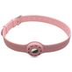 Mobigear Coque Apple AirTag Collier en Silicone Souple - 23.5 - 47.5 cm - Rose