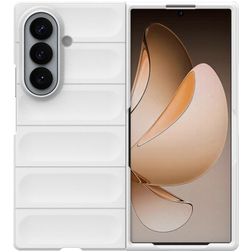 Mobigear Bumpy Coque Samsung Galaxy Z Fold 8 Ultra Coque arrière en TPU Souple - Blanc