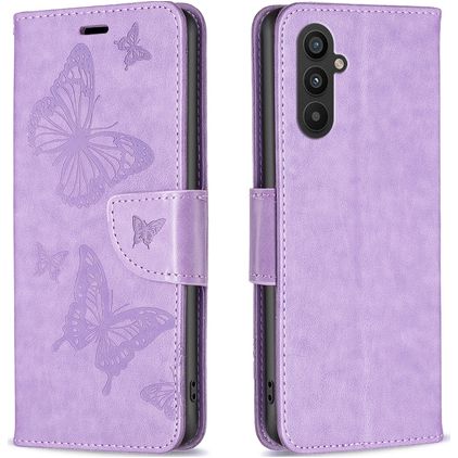 Mobigear Butterfly Samsung Galaxy A24 Étui Portefeuille - Violet
