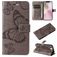Mobigear Butterfly Housse iPhone 16e Etui Porte-Monnaie - Gris