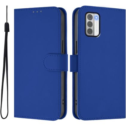 Mobigear Urban Wallet Housse Nokia G42 Etui Porte-Monnaie - Dark Blue