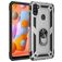 Mobigear Armor Ring Coque Samsung Galaxy A11 Coque arrière Rigide Anti-Chocs avec Anneau-Support - Argent