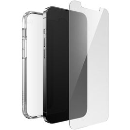 Speck Presidio Gemshell Clear + Shieldview Coque Transparente iPhone 13 Pro Coque arrière Rigide Anti-Chocs - Transparent