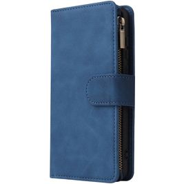 Mobigear Zipper Housse Huawei P40 Etui Porte-Monnaie - Bleu Mobigear Zipper Housse Huawei P40 Etui Porte-Monnaie - Bleu
