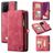 Caseme 008 Housse Samsung Galaxy Note 20 Ultra Etui avec Coque Détachable Porte-Monnaie - Rouge