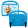 Mobigear Buddy Coque iPad 9 (2021) Coque de tablette pour enfants avec Poignée Enfants en EVA - Bleu