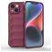Mobigear Bumpy Coque iPhone 15 Coque arrière en TPU Souple - Bordeaux