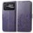 Mobigear Clover Housse POCO C40 Etui Porte-Monnaie - Violet