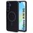 Mobiparts Slim Line Coque Samsung Galaxy A16 MagSafe Coque arrière Rigide - Onyx Black