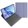 Mobigear Keys Coque iPad Air 4 (2020) Etui Clavier Bluetooth QWERTZ + Porte-crayon - Violet