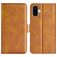 Mobigear Slim Magnet Housse iPhone 16 Etui Porte-Monnaie - Cognac