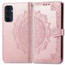 Mobigear Mandala Housse Samsung Galaxy A16 Etui Porte-Monnaie - Rose doré