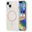 Mobiparts Slim Line Coque iPhone 14 MagSafe Coque arrière Rigide - Off White
