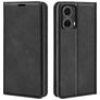 Mobigear Retro Slim Housse Motorola Moto G85 Etui Porte-Monnaie - Noir