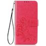 Mobigear Clover Housse Samsung Galaxy A21s Etui Porte-Monnaie - Rose