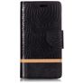 Mobigear Croco Housse Xiaomi Mi 8 SE Etui Porte-Monnaie - Noir