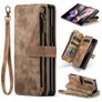 Caseme C30 Housse Samsung Galaxy Z Fold 4 Etui Porte-Monnaie - Marron