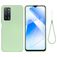 Mobigear Rubber Touch Coque OPPO A54 Coque arrière en Silicone - Vert