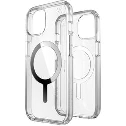 Speck Presidio2 Pro Coque Transparente iPhone 15 MagSafe Coque arrière Rigide Anti-Chocs - Transparent