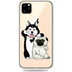 Mobigear Design Coque iPhone 11 Pro Max Coque arrière en TPU Souple - Chien