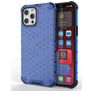 Mobigear Honeycomb Coque iPhone 13 Pro Max Coque arrière Rigide Anti-Chocs - Bleu