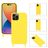 Mobigear Lanyard iPhone 14 Pro Max Coque avec cordon en Silicone - Jaune