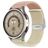 Mobigear Braided Dual Bracelet Nylon pour Smartwatch Fermeture à pince - 22 mm - Rose / Lumière stellaire