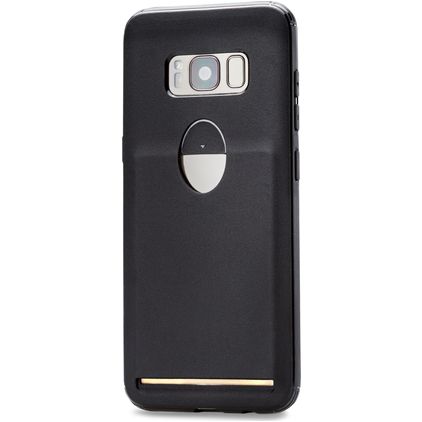 Xccess Matt Card Coque Samsung Galaxy S8 Coque arrière en TPU Souple - Noir