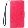 Mobigear Flowers Housse iPhone 8 Etui Porte-Monnaie - Magenta