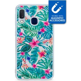 My Style Magneta Coque Samsung Galaxy A20e Coque arrière en TPU Souple - Jungle