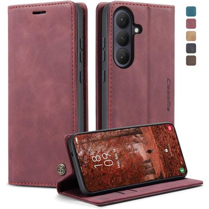 CaseMe 013 Housse Samsung Galaxy S26 Etui Porte-Monnaie - Rouge