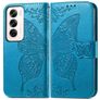Mobigear Butterfly Housse OPPO Reno 12 Pro Etui Porte-Monnaie - Bleu