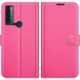 Mobigear Classic Housse TCL 20 SE Etui Porte-Monnaie - Magenta