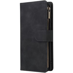 Mobigear Zipper Housse Samsung Galaxy Note 10 Lite Etui Porte-Monnaie - Noir