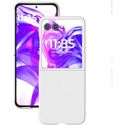 Mobigear Colors Motorola Razr 50 Ultra Plastique rigide Coque arrière - Blanc