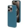 Mobiparts Coque iPhone 15 Pro Coque arrière en Silicone - Blueberry Blue