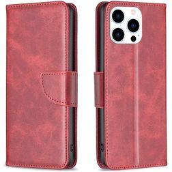 Mobigear Excellent Housse iPhone 16 Pro Max Etui Porte-Monnaie - Rouge